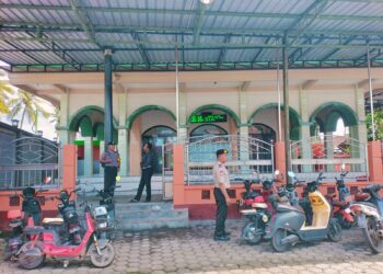 Viral di Media Sosial Seekor Babi Hutan Masuk Halaman Masjid di Kalipait Banyuwangi