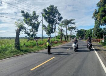 Pemotor Honda CRF Tewas Usai Terlibat Tabrakan dengan Truk Fuso di Wongsorejo Banyuwangi
