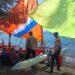 Puluhan Perahu Layar Adu Ketangkasan Taklukkan Arus Selat Bali