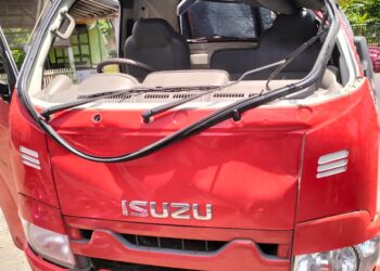 Truk Muatan LPG Alami Kecelakaan Tunggal di Tikungan Gunungsari