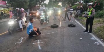 Seorang Mahasiswi Meninggal Dunia Usai Tabrak Truk Tangki di Kabat Banyuwangi