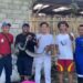 Damkarmat Banyuwangi Berhasil Evakuasi Ular Piton yang Mangsa Bebek Warga di Kedayunan