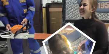 Bukan Api, Damkarmat Banyuwangi Berjibaku Lepaskan Anting Nyangkut di Telinga Perempuan Muda