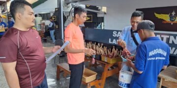 Momen Iduladha Lapas Banyuwangi, Warga Binaan Kompak Nyate Bareng
